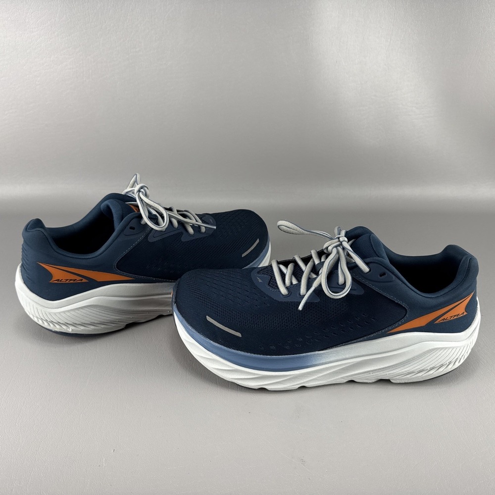 Altra Via Olympus 2 Shoes Mens 10 Navy Orange Athletic Running Walking Comfort